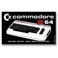 Commodore Keyboard 8,5 × 5 cm - Self-Adhesive Sticker