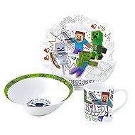 Ceramic set, 3-piece Minecraft - Dish Set
