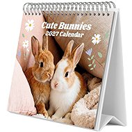 Bunnies – 2027 Desk Calendar - Desk Calendar
