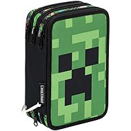 Minecraft: Creeper, three-compartment filled pencil case - Pencil Case