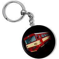 IMPAR Klíčenka kulatá 810 červená - Keychain