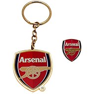FC Arsenal: Crest - Keyring and Badge Set - Keychain