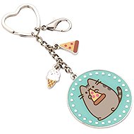 Pusheen: Pizza time - Přívěsek na klíče - Keychain