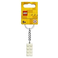 LEGO® Brick 2 × 4, white - Keychain