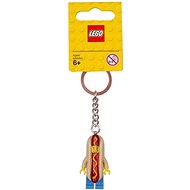 LEGO® Guy dressed as a hot dog - Keychain