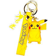 Pokémon Pikachu key ring with loop and carabiner 22 cm - Keychain
