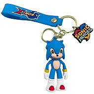 Sonic Sonic the Hedgehog blue with loop and carabiner 22 cm - Keychain