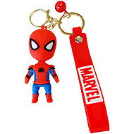 Spiderman keyring with loop and carabiner - Keychain