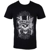 Guns'N'Roses: Faded Skull - Men's tričko L - T-Shirt