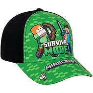 Minecraft Survival Mode Green and Black – Cap 56 - Baseball Cap