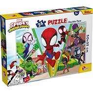 Lisciani Spidey and His Amazing Friends Plus 24 Pieces (with colouring book) - Puzzle - Jigsaw Puzzle