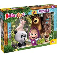Lisciani Máša a medvěd Plus 24 dílků - puzzle - Jigsaw Puzzle