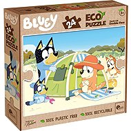 Lisciani ECO Bluey: Beach Tent MAXI 24 Pieces (with colouring page) - puzzle - Jigsaw Puzzle