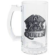 Queen - Crest - glass bucket - Glass