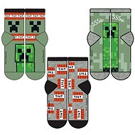 Minecraft: Creeper & TNT 3 pairs of children's socks (EU 27-30) - Socks