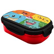 Pokémon: Four Pokemons - Snack box with cutlery - Lunch Box