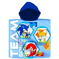 Sonic: Team - children's poncho, 60 × 120 cm - Children's Bath Towel