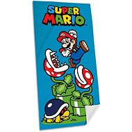 Super Mario: Game - bath towel, 70 × 140 cm - Children's Bath Towel