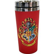 Harry Potter: Hogwarts Crest - stainless steel travel mug with lid - Travel Mug