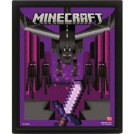 Minecraft: Ender Dragon Duel - 3D image - Painting