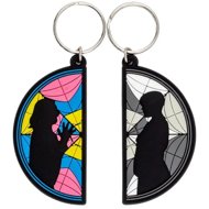 Wednesday: Enid and Wednesday window - Keyring - Keychain