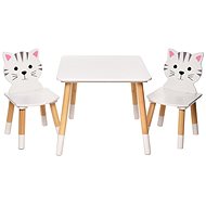bHome Children's table with chairs - Kitty - Children's Furniture