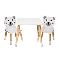 bHome Children's table with chairs - Teddy Bear - Children's Furniture
