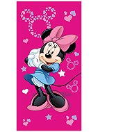 Minnie: Pink 05 - bath towel 70 × 140 cm - Bath Towel