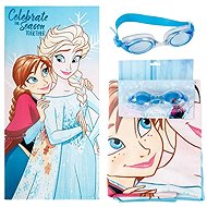 Disney Frozen: Sisters – Towel and Swimming Goggles Set - Bath Towel