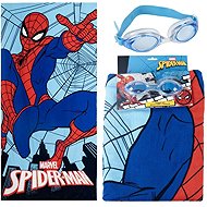 Marvel Spiderman: Spiderweb - Towel and Swimming Goggles Set - Bath Towel