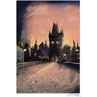 Be Nice EKO poster Prague secrets Charles Bridge A5 - Poster