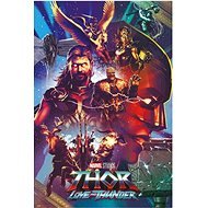 Marvel – Thor – Logo And Thunder  – plagát - Plagát