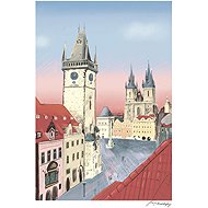 Be Nice ECO poster Prague secrets Old Town Square A4 - Poster