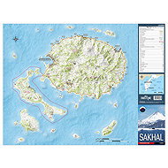 DayZ Frostline Sakhal Printed Map - poster - Poster