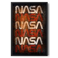 NASA Wom Logo Distressed 50 × 70 cm - Poster
