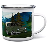 A Bargain Not to Be Missed: UAZ 469 Enamel Mug 330ml - Travel Mug