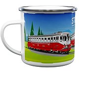 Škoda Not to Buy Silver Arrow Enamel Mug M 260 001 330ml - Travel Mug