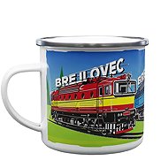Pity not to buy ŠN Enamel Mug Locomotive 753"Brejlovec" 330ml - Travel Mug
