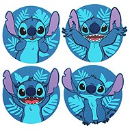 Paladone Disney Lilo és Stitch Poháralátét szett - Pózoló Stitch, 4 db - Poháralátét