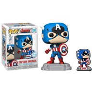 Funko POP! Avengers Captain America with Pin - Figure