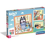 Bluey – Puzzle 3×48 Pieces - Jigsaw Puzzle
