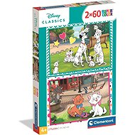 Disney Fairy Tales: 101 Dalmatians and The Aristocats - Jigsaw Puzzle 2×60 Pieces - Jigsaw Puzzle
