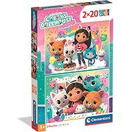 Gabby's Dollhouse – Puzzle 2×20 Pieces - Jigsaw Puzzle