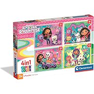 Gabby's Dollhouse - 4-in-1 Puzzle (12+16+20+24 pieces) - Jigsaw Puzzle