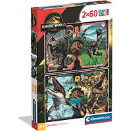 Jurassic World - Puzzle 2 × 60 Pieces - Jigsaw Puzzle