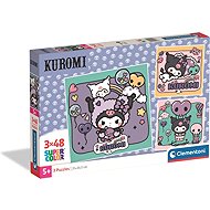Kuromi – Puzzle 3×48 pieces - Jigsaw Puzzle