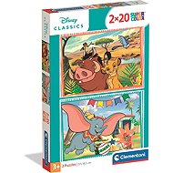 Fairy Tales The Lion King and Dumbo - 2 × 20 Piece Puzzle - Jigsaw Puzzle