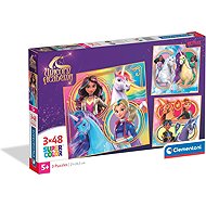 Unicorn Academy – Puzzle 3 × 48 Pieces - Jigsaw Puzzle