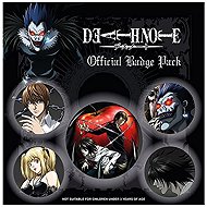 Death Note: Characters - badges set 5 pcs - Badge