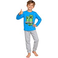 Minecraft pyjamas blue - grey 116 - Pyjamas